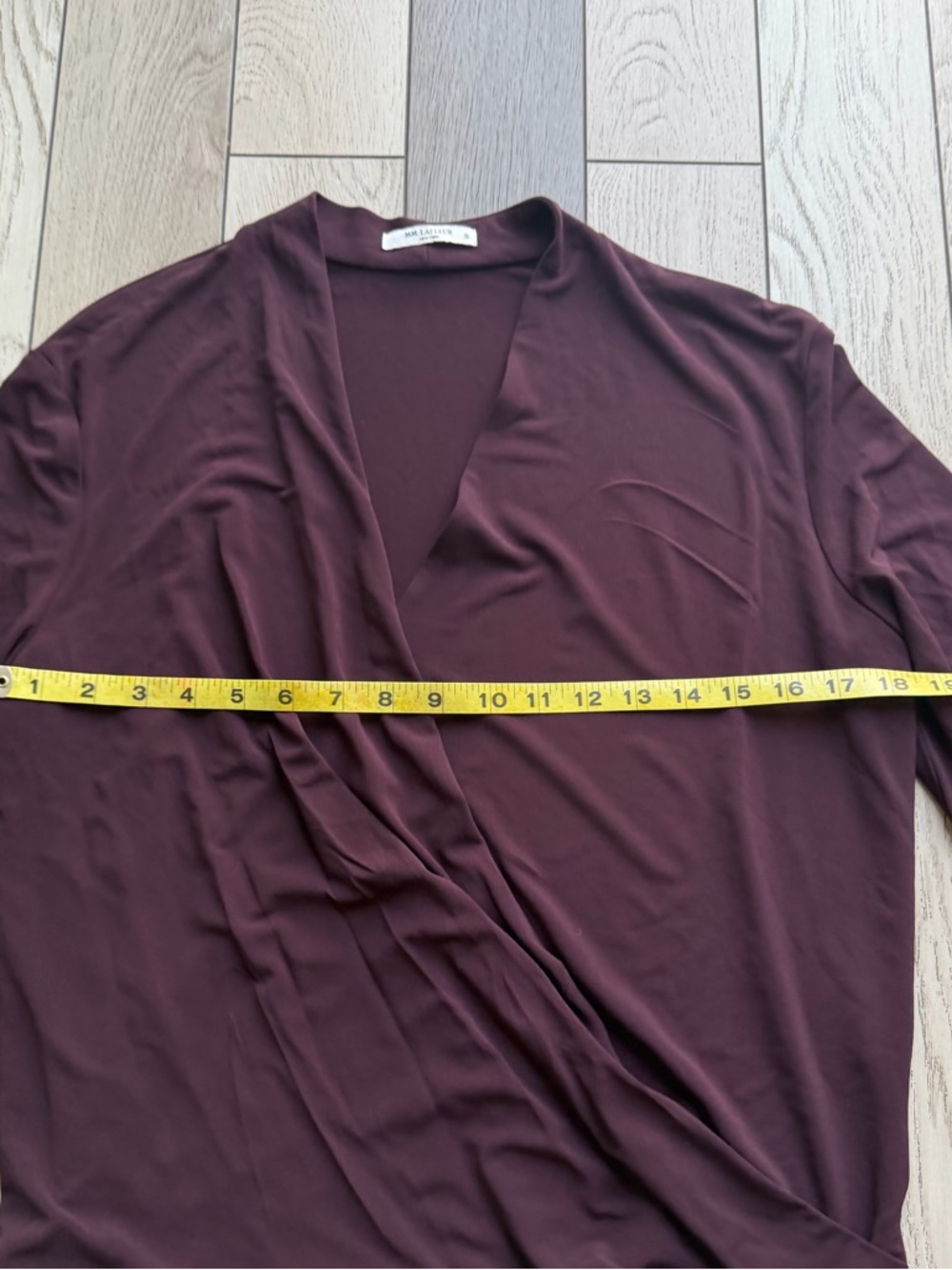 MM. Lafleur The Deneuve Top Plum size XL - Picture 6 of 7